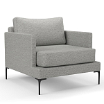 Мебельная ткань Шенилл серый цвет 138 см T4-29 варинант исполнения - 3 | Loft Concept в Тюмени