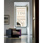 Дизайнерское кожаное кресло Poltronova Saratoga Armchair варинант исполнения - 4 | Loft Concept в Тюмени