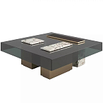 Дизайнерский журнальный стол с квадратной столешницей на 3-х ножках Oloha варинант исполнения - 1 | Loft Concept в Тюмени