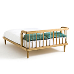 Кровать из массива дуба с пружинным блоком Mateta варинант исполнения - 4 | Loft Concept в Тюмени