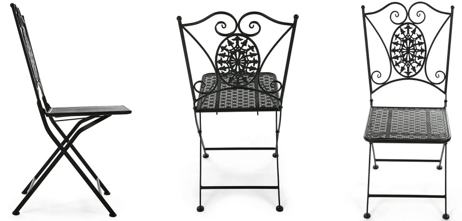 Стул Forged Patterns Eline Black Стул Forged Patterns Eline Black - Loft-Concept в Тюмени