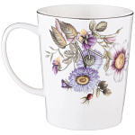 Кружка фарфоровая с рисунком цветов 400 мл Garden Whisper Porcelain Set  варинант исполнения - 1 | Loft Concept в Тюмени