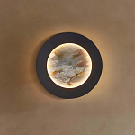 Бра в форме диска цвета латунь Brass Borders варинант исполнения - 5 | Loft Concept в Тюмени