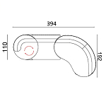 Модульный диван Calypso с кушеткой варинант исполнения - 6 | Loft Concept в Тюмени