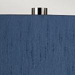 Настольная лампа с цилиндрическим абажуром и прозрачным стеклянным основанием Quintiesse варинант исполнения - 10 | Loft Concept в Тюмени