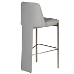 Стул барный серый с обивкой из экокожи Special Support варинант исполнения - 2 | Loft Concept в Тюмени
