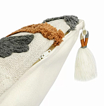 Подушка декоративная с вышивкой и кисточками Divine Abstractions варинант исполнения - 3 | Loft Concept в Тюмени