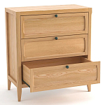 Комод с 3-мя ящиками светлый дуб Silva Oak Chest of Drawers варинант исполнения - 4 | Loft Concept в Тюмени