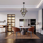 Люстра в форме виноградой грозди Inflorescence варинант исполнения - 4 | Loft Concept в Тюмени