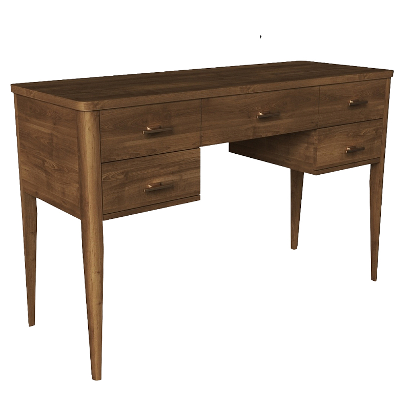 Стол письменный из массива бука Tasteful Furniture Коричневый Слоновая кость  в Тюмени | Loft Concept 