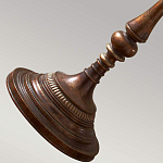 Торшер классического стиля цвета темная бронза с бежевым льяным абажуром Feiss варинант исполнения - 4 | Loft Concept в Тюмени