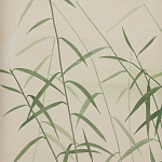 Обои ручная роспись Wild Grasses Special Colourway on Bleached Silver slub silk варинант исполнения - 1 | Loft Concept в Тюмени