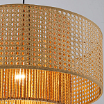 Подвесной светильник с абажуром из плтеного бамбука Light Inside the Cell варинант исполнения - 6 | Loft Concept в Тюмени