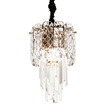 Подвесной хрустальный светильник Harmonica Crystal Gold Hanging Lamp варинант исполнения - 1 | Loft Concept в Тюмени