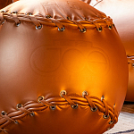 Дизайнерский кожаный пуф в виде бейсбольного мяча Poltronova Joe Ball Pouf варинант исполнения - 8 | Loft Concept в Тюмени