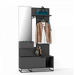 Вешалка настенная цвета графит Strict Lines варинант исполнения - 2 | Loft Concept в Тюмени