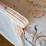 Кресло из массива бука серое с растительным орнаментом Raffael Floral Grey Armchair варинант исполнения - 3 | Loft Concept в Тюмени