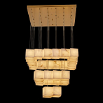 Люстра подвесная с квадратными плафонами из натурального камня Glowing Spheres варинант исполнения - 7 | Loft Concept в Тюмени