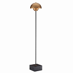 Торшер с куполообразным абажуром на чёрном мраморном основании Riverside Floor Lamp варинант исполнения - 2 | Loft Concept в Тюмени