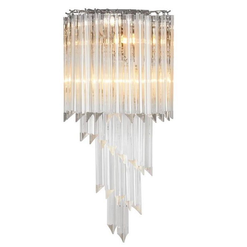 Бра Eichholtz Wall Lamp Marino Никель Прозрачное Стекло Бра Eichholtz Wall Lamp Marino Никель Прозрачное Стекло в Тюмени | Loft Concept