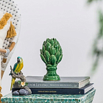 Статуэтка в виде артишока из зелёной керамики с глянцевыми лепестками Artichoke Decor  варинант исполнения - 6 | Loft Concept в Тюмени