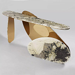 Консоль в виде овальных элементов Jinye console варинант исполнения - 2 | Loft Concept в Тюмени