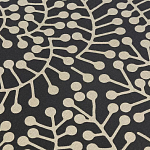 Подушка декоративная черного цвета Blossom Essence Grace варинант исполнения - 4 | Loft Concept в Тюмени