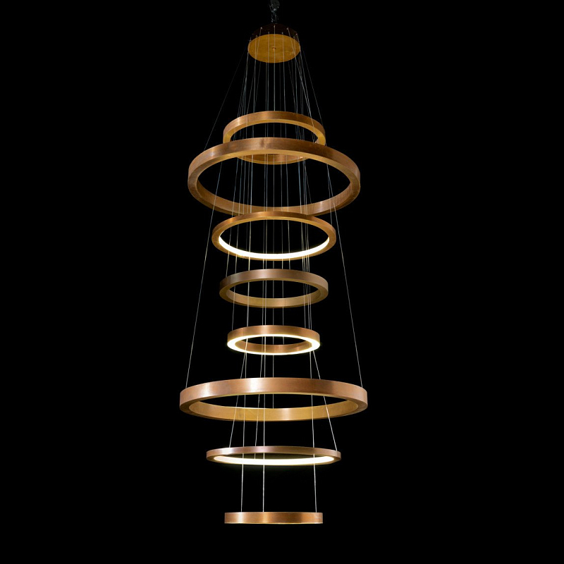 Люстра Light Ring XXL Латунь Люстра Light Ring XXL Латунь в Тюмени | Loft Concept