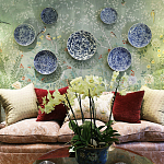 Обои ручная роспись Temple Newsam Mercury Grey варинант исполнения - 4 | Loft Concept в Тюмени