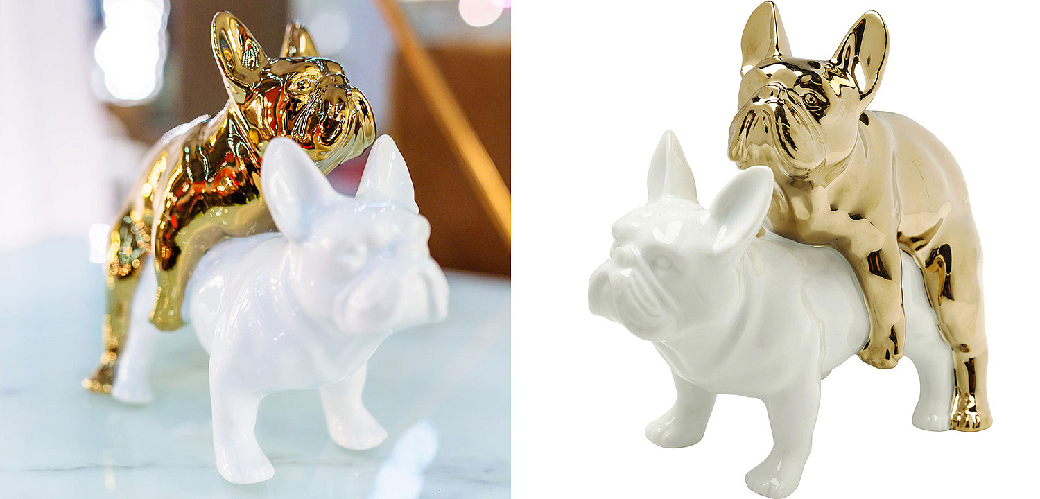 Статуэтка Bulldog Lovers Статуэтка Bulldog Lovers - Loft-Concept в Тюмени