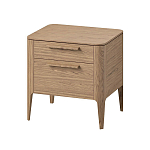 Тумба прикроватная с 2-мя выдвижными ящиками из массива дуба Type oak варинант исполнения - 1 | Loft Concept в Тюмени