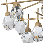 Люстра с хрустальными плафонами Esme Crystal Brass Chandelier варинант исполнения - 3 | Loft Concept в Тюмени
