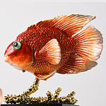 Статуэтка декоративная Рыбка-попугай Inhabitants of the Seas варинант исполнения - 5 | Loft Concept в Тюмени