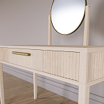 Туалетный Стол с зеркалом Primo Светлый дуб варинант исполнения - 5 | Loft Concept в Тюмени