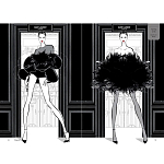 Megan Hess. Elegance варинант исполнения - 5 | Loft Concept в Тюмени