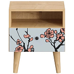 Прикроватная тумба с изображением на ящике Elise Nightstand варинант исполнения - 13 | Loft Concept в Тюмени