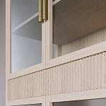 Витрина Primo со стеклянными фасадами и 2 ящиками Светлый дуб варинант исполнения - 6 | Loft Concept в Тюмени