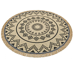 Ковер круглый из комбинированного состава Fantasy варинант исполнения - 3 | Loft Concept в Тюмени