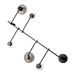 Бра с 5-ю плафонами разного диаметра и цвета Polyhedron варинант исполнения - 2 | Loft Concept в Тюмени