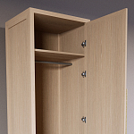 Узкий Шкаф Primo с 2 выдвижными ящиками Светлый дуб варинант исполнения - 6 | Loft Concept в Тюмени