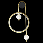 Бра с круглой рамкой и стеклянными белыми шарами B.LUX C Ball варинант исполнения - 2 | Loft Concept в Тюмени