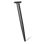 Обеденный стол с прямоугольной черно-золотой столешницей из стекла на 4-х металлических ножках Gold and Black Marble варинант исполнения - 5 | Loft Concept в Тюмени