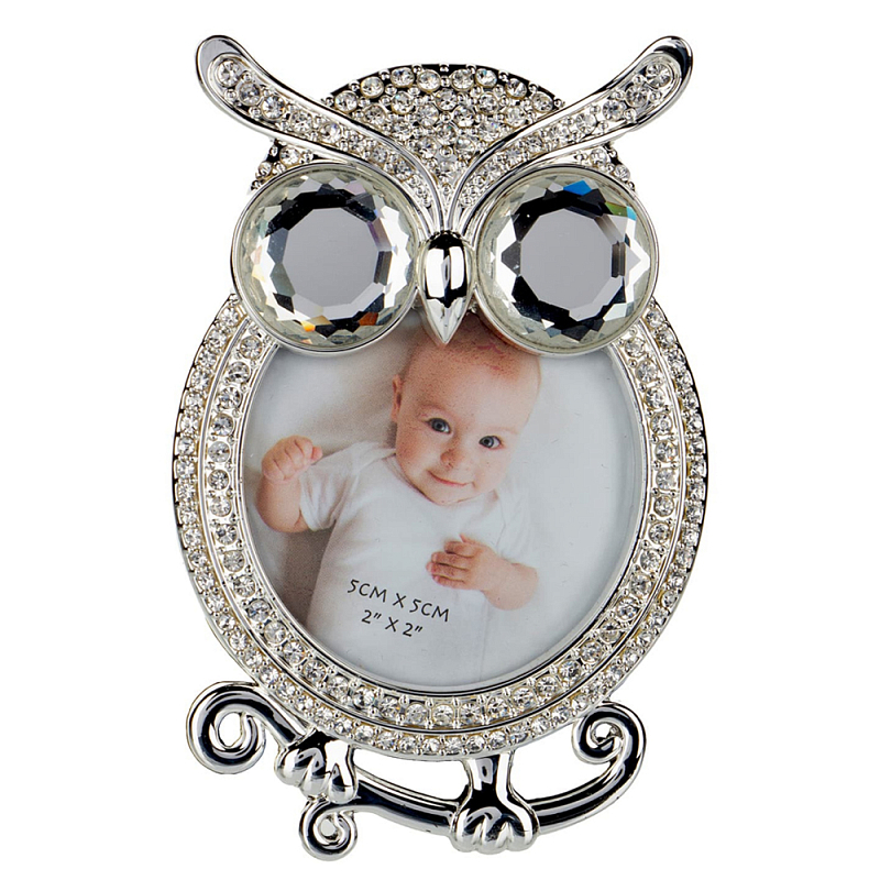 Фоторамка детская Childhood Corner Owl Серебряный Фоторамка детская Childhood Corner Owl Серебряный в Тюмени | Loft Concept