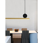 Люстра линейная светодиодная в минималистичном стиле New Age of Light варинант исполнения - 7 | Loft Concept в Тюмени