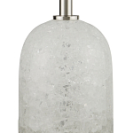 Настольная лампа с высоким тканевым абажуром Cracked Base варинант исполнения - 1 | Loft Concept в Тюмени