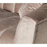 Диван трехместный велюровый серый Island of Comfort варинант исполнения - 3 | Loft Concept в Тюмени