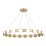 Люстра кольцевая с круглыми светодиодными источниками света Maxine Light варинант исполнения - 7 | Loft Concept в Тюмени