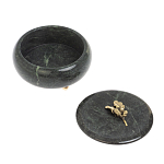 Шкатулка круглая из натурального камня змеевик Stone Casket варинант исполнения - 4 | Loft Concept в Тюмени