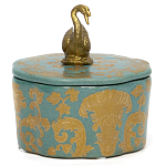 Фарфоровая шкатулка Swan Lake варинант исполнения - 5 | Loft Concept в Тюмени