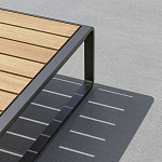 Шезлонг на металлическом каркасе с регулируемой спинкой GUELL Sunbed варинант исполнения - 5 | Loft Concept в Тюмени